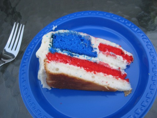 Festive patriotic cake
